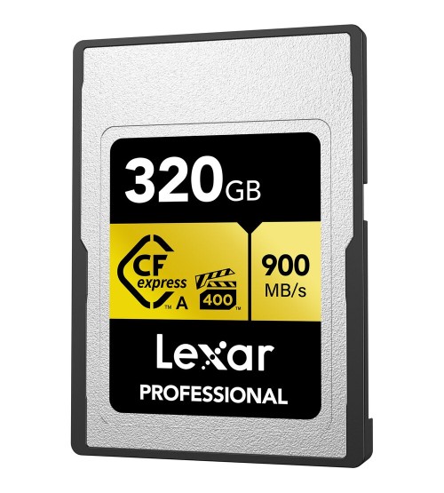Lexar 320GB Professional CFexpress Type A Card GOLD Series (2-Pack) LEXAR LCAGOLD320G-RNENG Lexar 320GB Professional CFexpress Type A Card GOLD Series (2-Pack) LEXAR LCAGOLD320G-RNENG